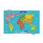 Gra magnetyczna Mapa świata 145szt w pudełku 37,5x29,5x6,5cm