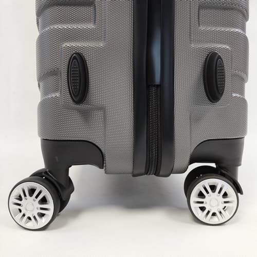 Bavy Cestovní kufr skořepinový 24" Ribs  Dark grey