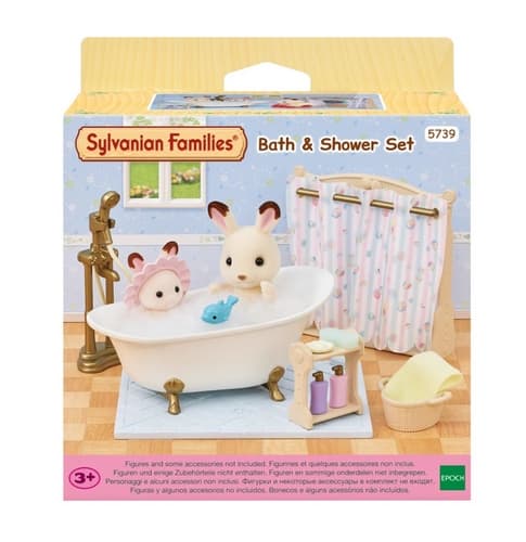Sylvanian Families - Set de baño con bañera y ducha