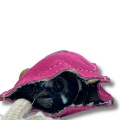 PafDog Prasátko Pinky Hračka pro psy z kůže a juty 28cm
