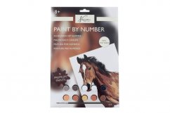 Cavallo che dipinge per numeri