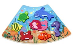 2Kids Toys Dřevěné puzzle Podvodní svět propojitelné