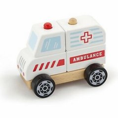 Viga Puzzle en bois - ambulance