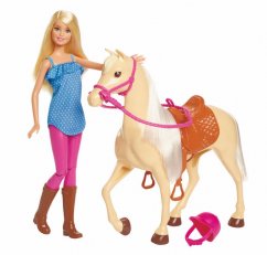 Poupée Barbie avec cheval