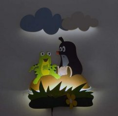 DoDo Lámpara LED infantil de topo y rana