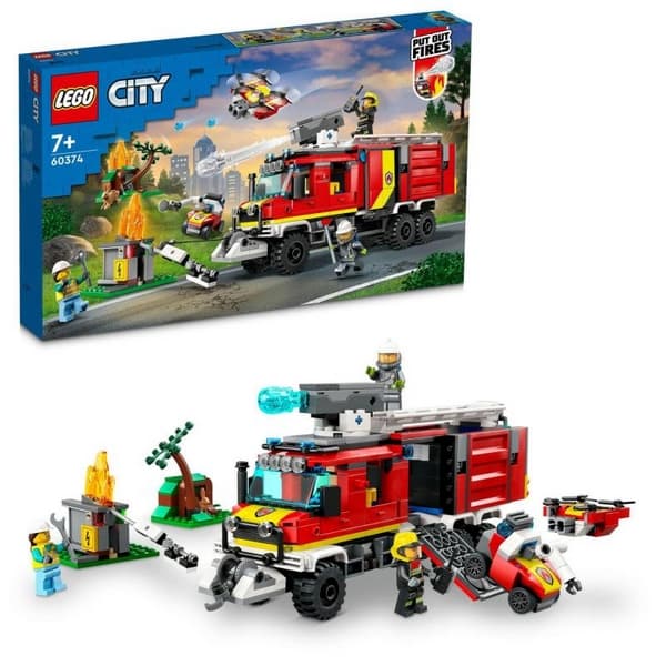 LEGO® City 60374 Mașina de comandă a pompierilor