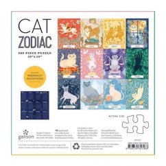 Galison Puzzle Gato Zodiaco 500 piezas