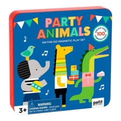 Petit Collage mágneses könyv Animal Party