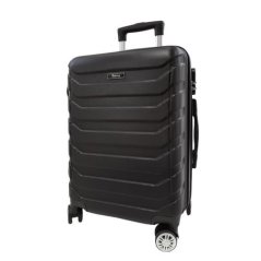 Cestovný kufor Bavy 20" rebrá čierny