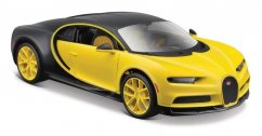 Maisto - Bugatti Chiron, sárga/fekete, 1:24