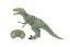 Dinosaurus chodící IC velociraptor plast 50cm na baterie se zvukem se světlem v krabici 53x32,5x12cm