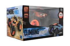 Autó RC Off-Road terepjáró 2.4GHz műanyag 32cm újratölthető csomag+akkumulátorok narancssárga dobozban 38x23x26cm