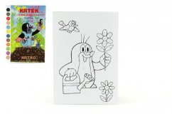 Színező oldal Mole festék a számok szerint A5