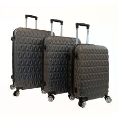 Bavy Diamond Dark grey bőrönd - 3 darabos szett