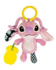 Disney baby - Zornăitor din pluș, teether STITCH ANGEL