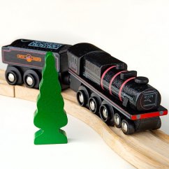 Bigjigs Rail Réplique en bois de la locomotive Black 5 engine