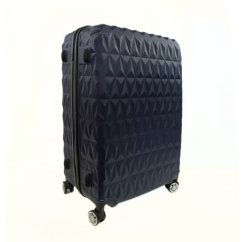 Bavy Keményhéjú bőrönd 28" Diamond, sötétkék