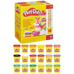 HASBRO - Play-Doh 18 db pohár, nagy kiszerelésben