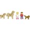 Jeujura Figurines en bois pour kits chevaux 5 pcs