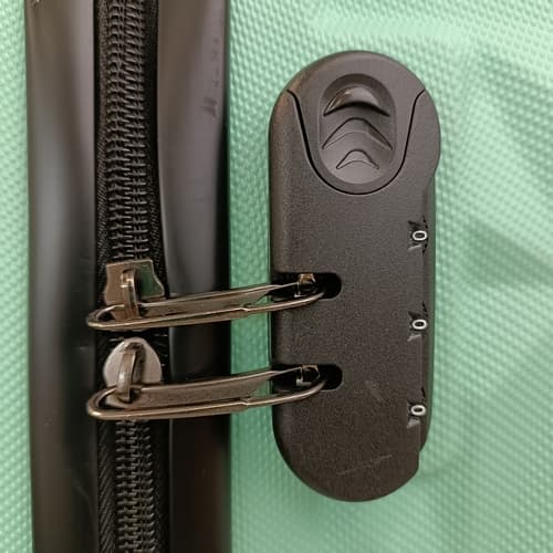 Bavy Cestovní kufr skořepinový 28" Diamond Light green