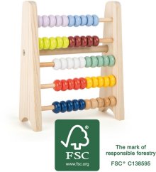Comptoir d'éducation en bois à petits pieds