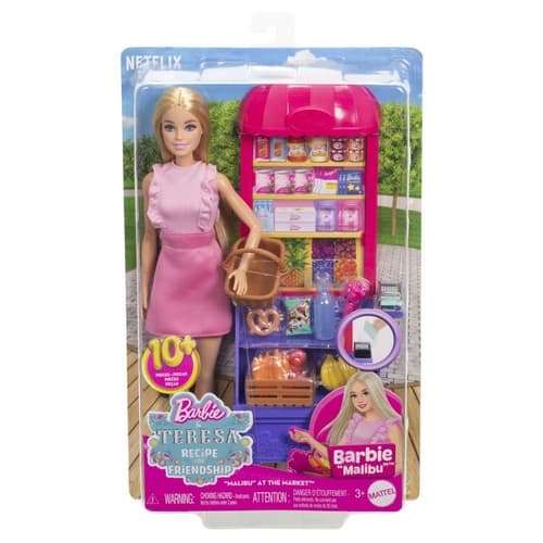 Barbie panenka MALIBU nakupuje
