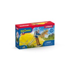 Schleich® DINOSAURS 41471 ejtőernyős mentőegység