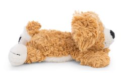 NICI pluș Câine maro 20cm, culcat verde
