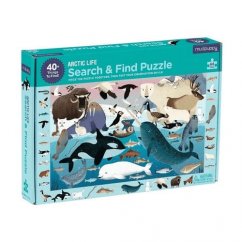 Mudpuppy Puzzle Fold and Search Life in the Arctic 64 de piese