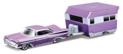 Maisto - Design Tow &amp; Go, 1959 Chevrolet Impala Alameda Trailer, 1:64