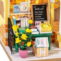 RoboTime miniatűr házi medve könyvesbolt