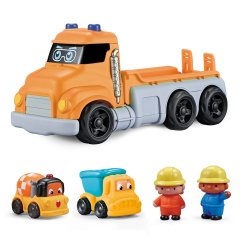 Ciężarówka budowlana Bavytoy z samochodami