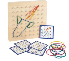 Picior mic de lemn de bord Geoboard