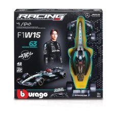 Bburago - RACING MODEL KIT, Formula Mercedes-AMG Petronas W15 (2024), #63 George Russell, 1:24