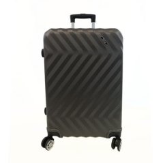 Bavy Cestovní kufr skořepinový 24" Waves Dark grey