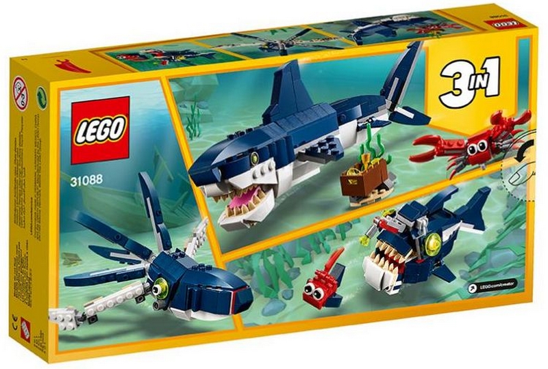 Lego Creator 31088 Stworzenia z głębin morskich
