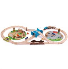 Bigjigs Construcția trenului feroviar