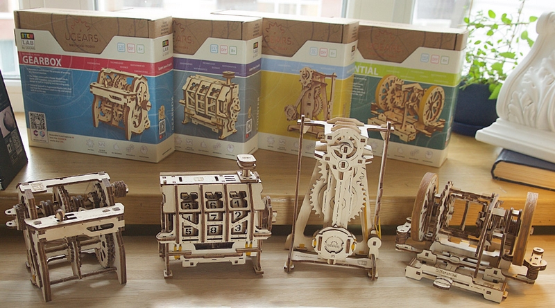 Ugears Casse-tête mécanique 3D en bois STEM Enseignement différentiel