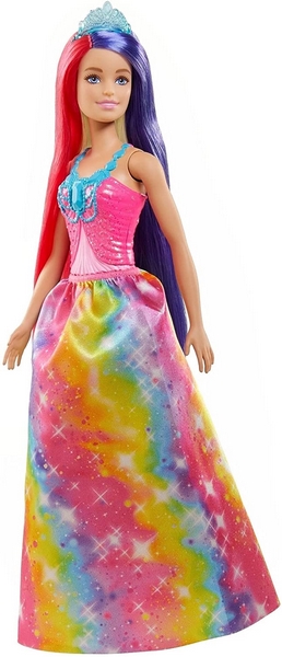 Barbie Princezna s dlouhými vlasy GTF38