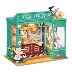 Casa en miniatura RoboTime Tienda de té
