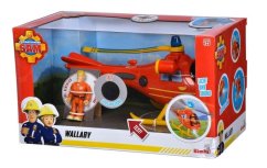 Tűzoltó Sam helikopter figurával