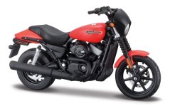 Maisto - HD - Motocykl - 2015 Harley-Davidson Street 750, czerwony, blister, 1:18
