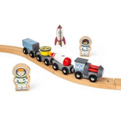 Spațiu tren din lemn Bigjigs Rail