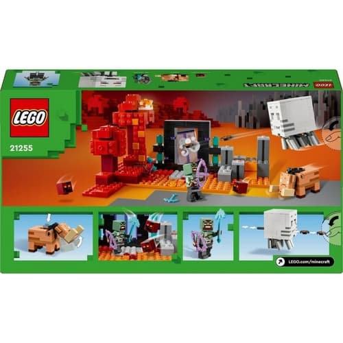 LEGO® Minecraft (21255) Přepadení v portálu do Netheru