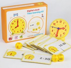 Jeu d'horloge pédagogique