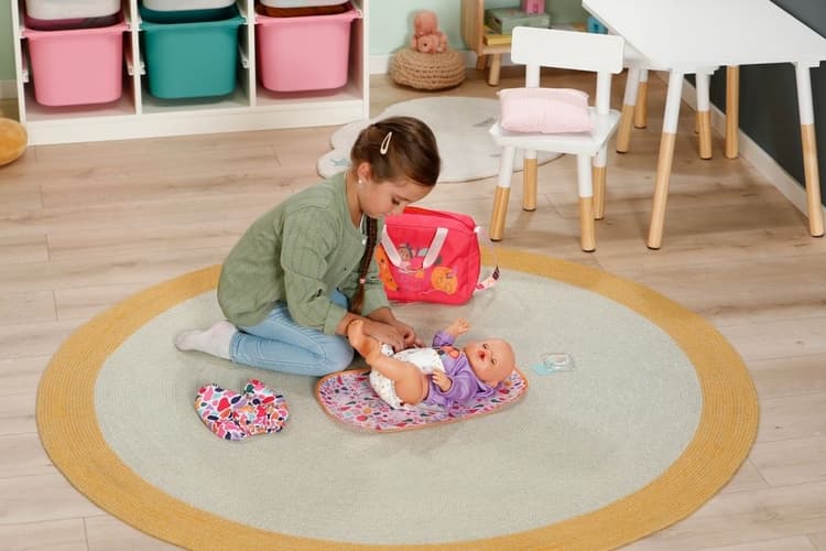 BABY born Přebalovací taška s nacvakávacími ozdobami