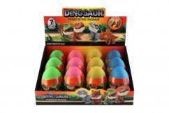 Dinosaurus hryzie do plastových vajec