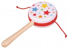 Bigjigs Toys Estrellas de madera con tambor giratorio