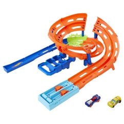 Hot Wheels pálya extra fordulattal