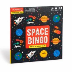Mudpuppy mágneses táblás játék Space Bingo